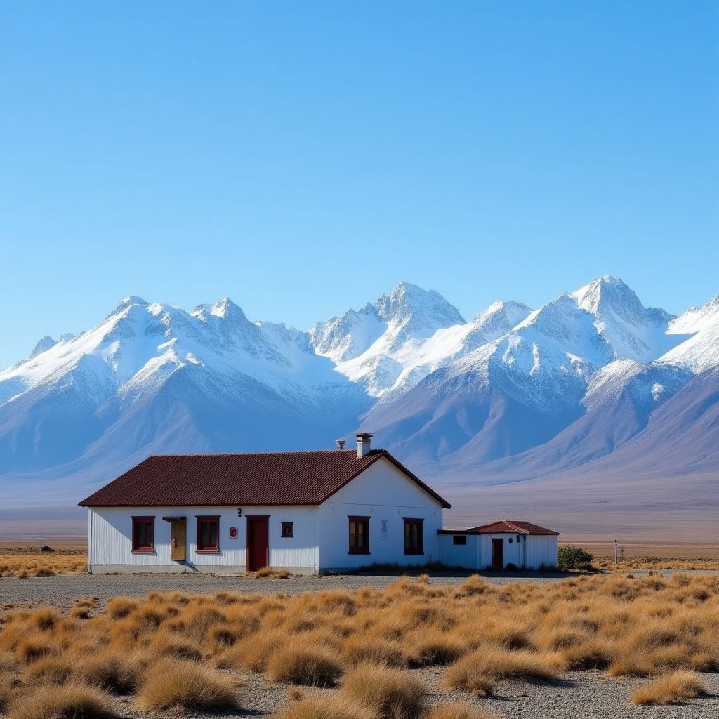 Estación YPF en la Patagonia