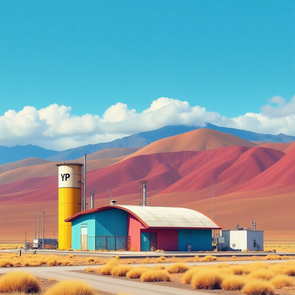 Estación YPF en el Norte Argentino