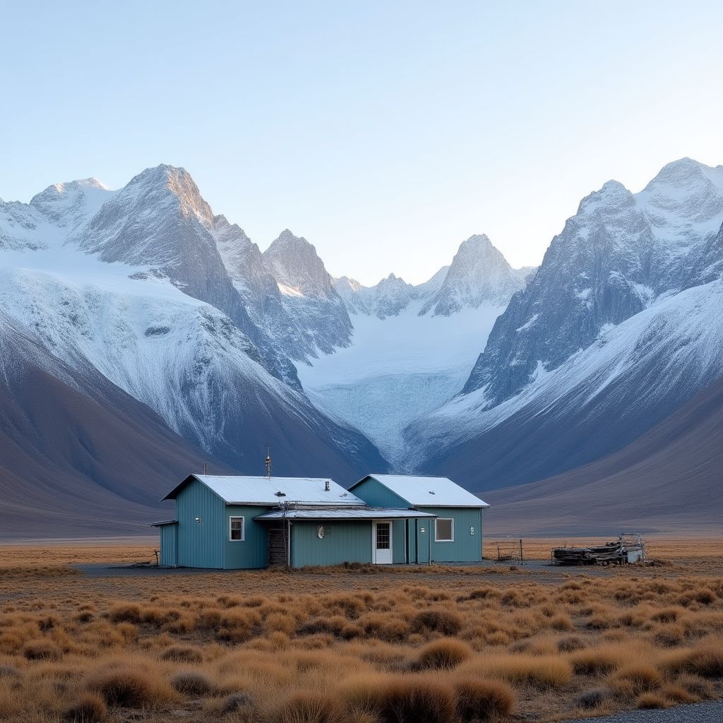 Estación YPF en la Patagonia